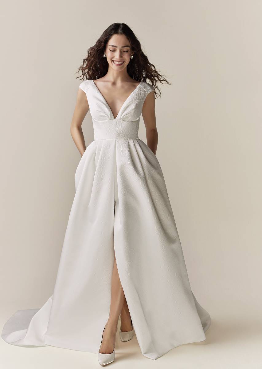 Robe de mariée de créateur français luxe à Manosque Alpes-de-Haute-Provence