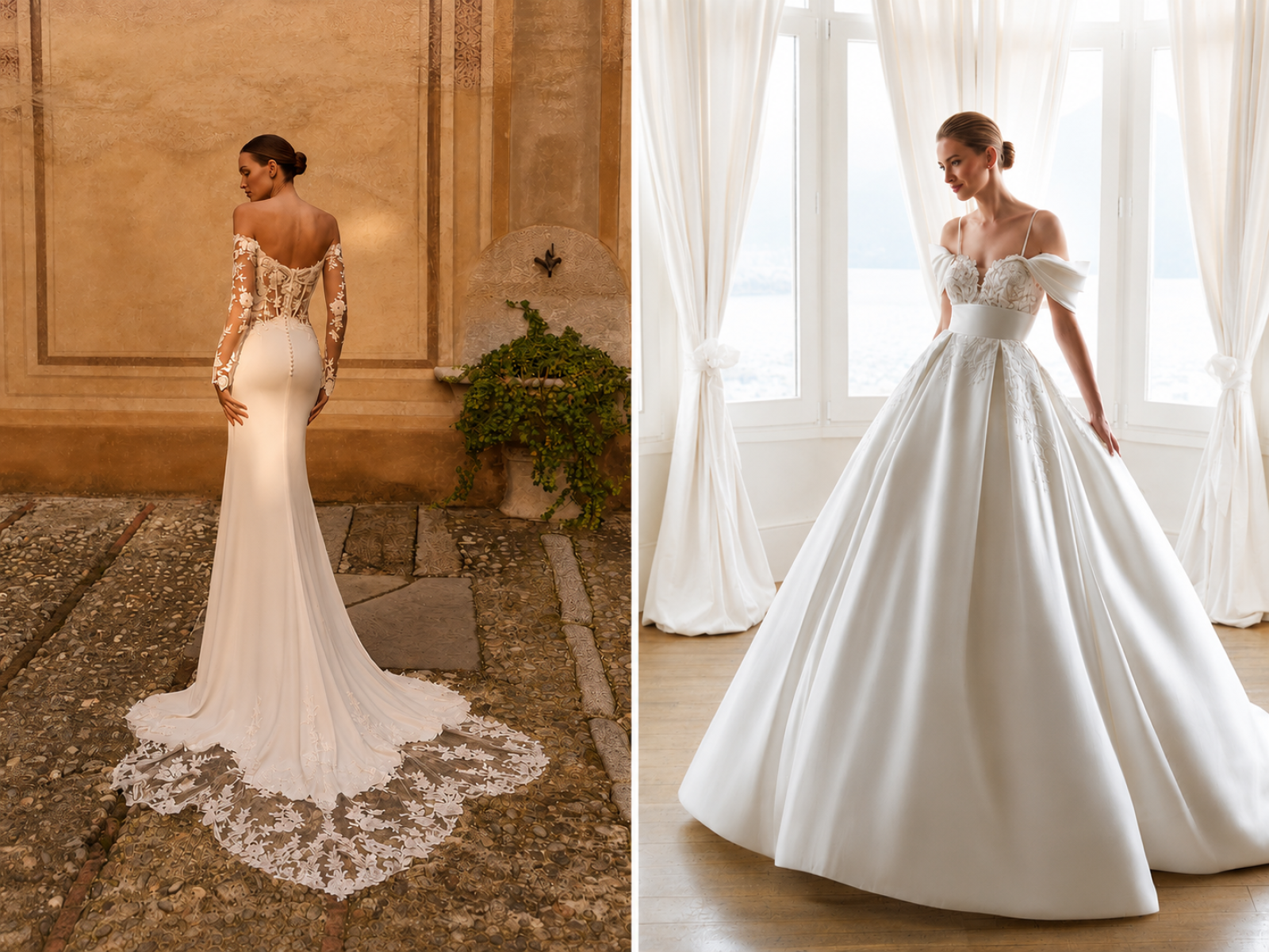 Robe de mariée sirène ou princesse : l'avis de l'expert pour votre morphologie