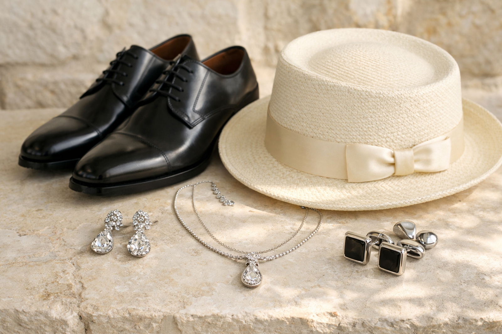 Accessoires mariage à Marseille : Chapeaux, chaussures de luxe et bijoux de Mariée chez Igilles
