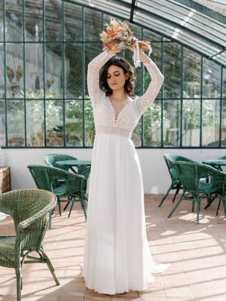 trouver une robe de mariée au style bohème sur Aix en Provence