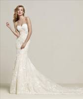 Notre zone d'activité pour ce service Robe de mariée sirène avec dos dentelle à